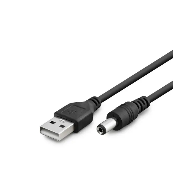 Tablet Şarj Kablosu Usb To 5.5*2.5 1M Siyah HDX1323