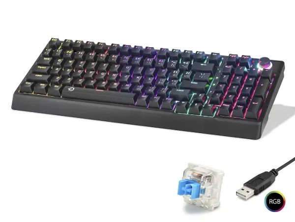 Mekanik Klavye 104 Tuş Blue Switch Rgb - Siyah G500XB