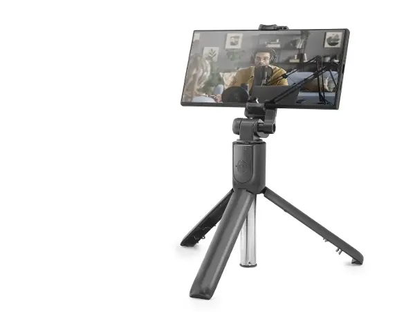 Telefon Tripodu Ve Selfie Çubuğu Seti Bluetooth 5.0 Kumandalı 100 Cm - Siyah ND1042