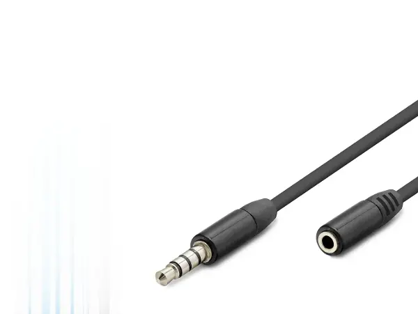 3.5 Mm Trrs Aux Uzatma Kablosu 3 M - Siyah HDX1011