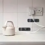 6&amp;#39;lı Pratik Kablo Toparlayıcı Yapışkanlı Klips Mutfak Air Fryer Kettle Kahve Tost Makinası (4745)-2