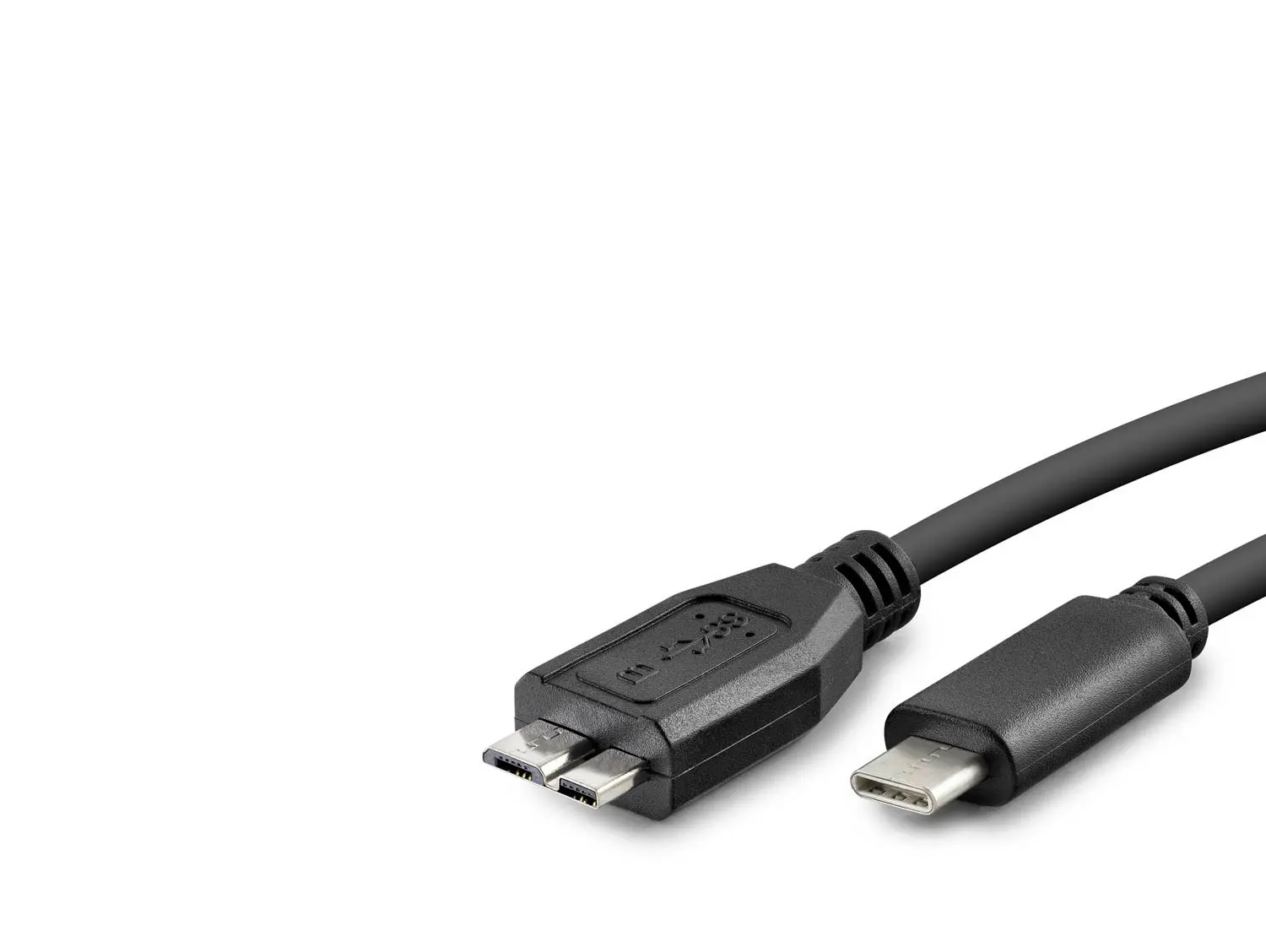 Type-C To Micro-B 3.0 Kablosu 60 Cm - Siyah HDX1062