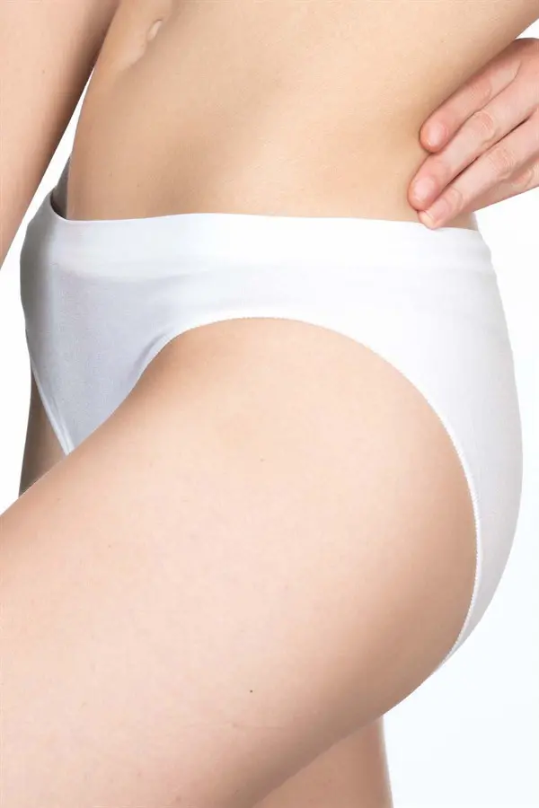 Beyaz MI Emay 3001 Soft Slip Külot-2 Beyaz MI Emay 3001 Soft Slip Külot-2