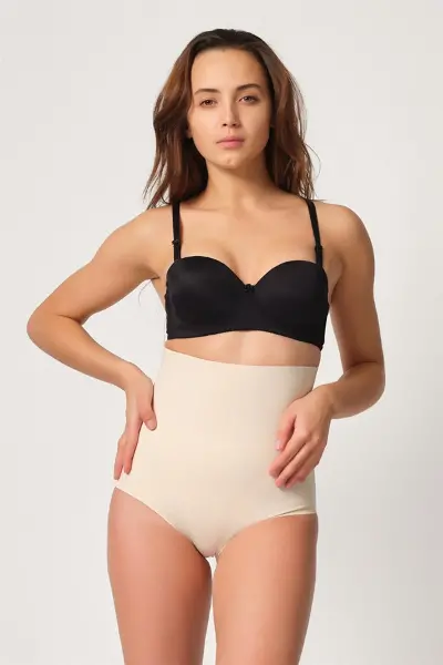 Ten MI Emay 2708 Lazer Yüksek Bel Kesim Slip Hayalet Korse