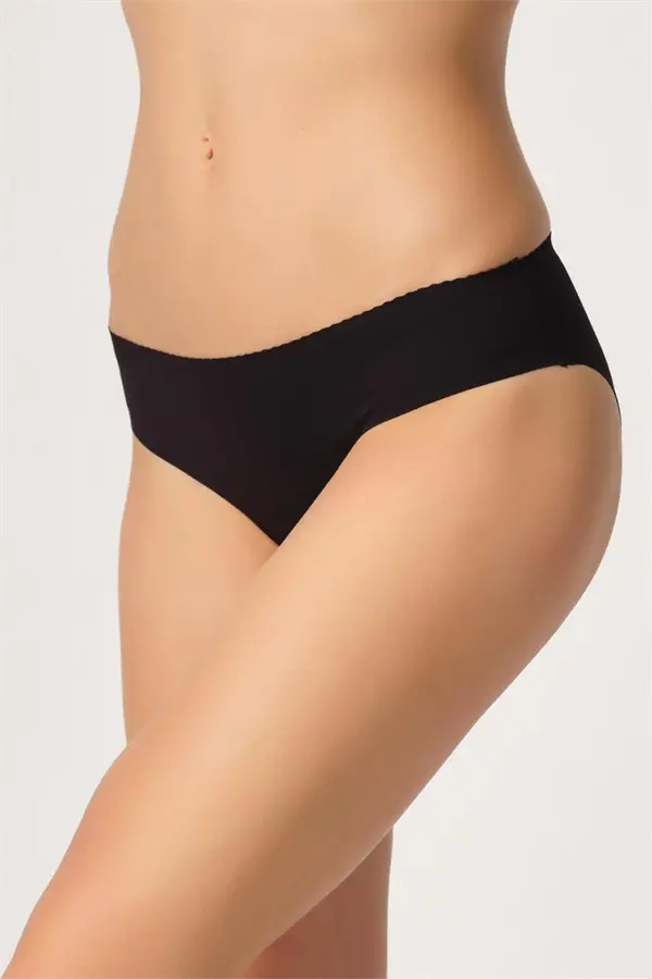Siyah MI Emay 2701 Lazer Kesim Toparlayıcı Düşük Bel Külot Korse-3 Siyah MI Emay 2701 Lazer Kesim Toparlayıcı Düşük Bel Külot Korse-3