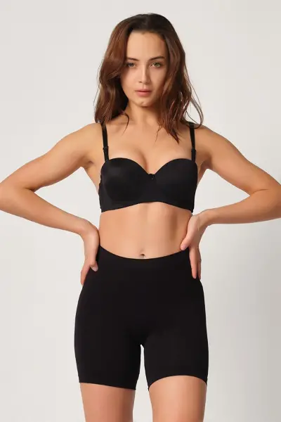 Siyah MI Emay 3003 Soft Paçalı Boxer