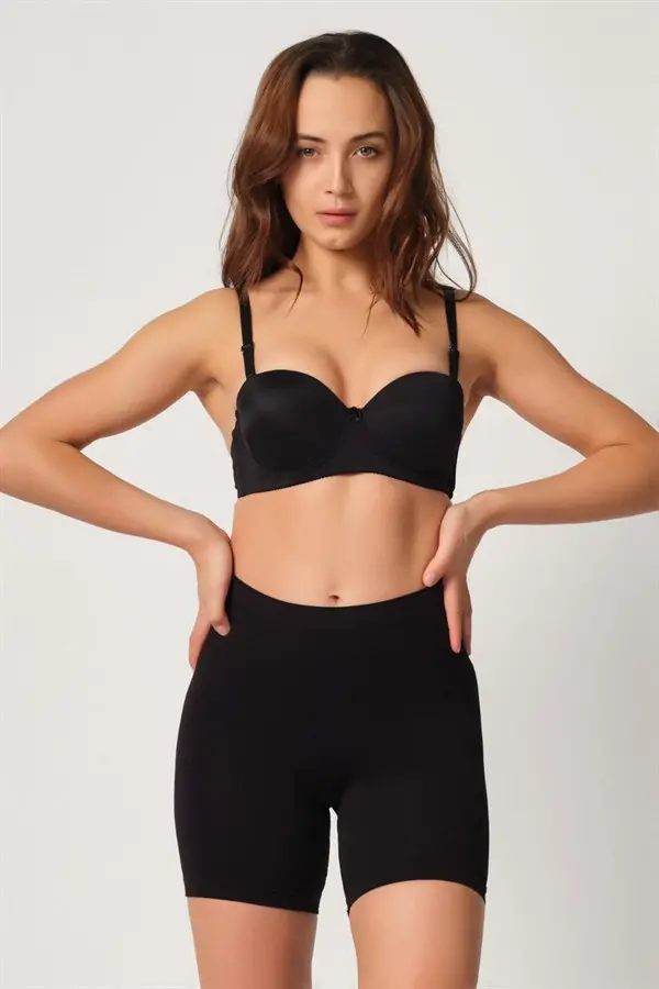 Siyah MI Emay 3003 Soft Paçalı Boxer