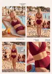Closet Şık Tasarım Burgulu Hızlı Kuruyan Bordo Yüksek Bel Bikini Takımı-4