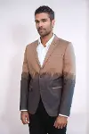 Pamuk Slim Fit Kahverengi Ceket | Wessi-3