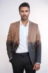 Pamuk Slim Fit Kahverengi Ceket | Wessi-1