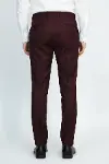 Desensiz Bordo Erkek Kumaş Pantolon - Wessi-4