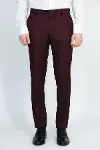 Desensiz Bordo Erkek Kumaş Pantolon - Wessi-1