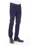 Pamuk 5 Cepli Lacivert Slim Fit Erkek Pantolon - Wessi-2