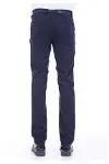 Pamuk 5 Cepli Lacivert Slim Fit Erkek Pantolon - Wessi-3