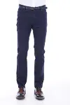 Pamuk 5 Cepli Lacivert Slim Fit Erkek Pantolon - Wessi-1