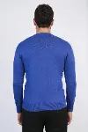 Bisiklet Yaka İndigo Triko - Wessi-6