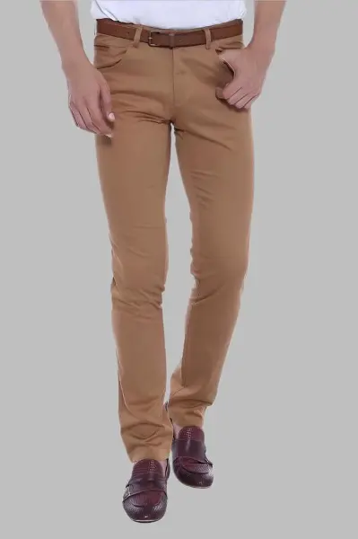 Slim Fit Pamuk Kahverengi Erkek Pantolon - Wessi
