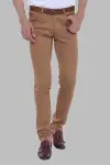 Slim Fit Pamuk Kahverengi Erkek Pantolon  - Wessi-1