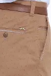 5 Cepli Desenli Erkek Kahverengi Pantolon - Wessi-2
