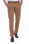 5 Cepli Desenli Erkek Kahverengi Pantolon - Wessi-5