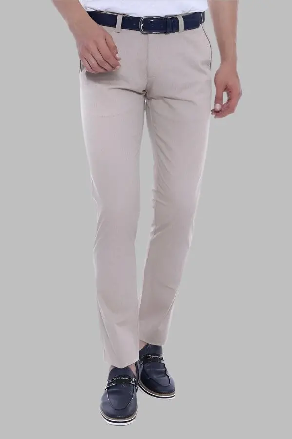 5 Cepli Desenli Erkek Bej Pantolon - Wessi