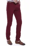 5 Cepli Desenli Erkek Bordo Pantolon - Wessi-2