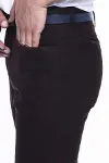 Cepli Süet Erkek Kahverengi Kot Pantolon  - Wessi-4