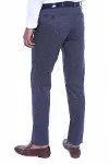 Kendinden Desenli Lacivert Erkek Kumaş Pantolon - Wessi-3