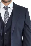 Desensiz Slim Fit Lacivert Erkek Takım Elbise - Wessi-2