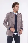 Mevsimlik Bej Ceket | Wessi-3