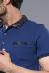 Polo Yaka Mavi T-shirt | Wessi-2