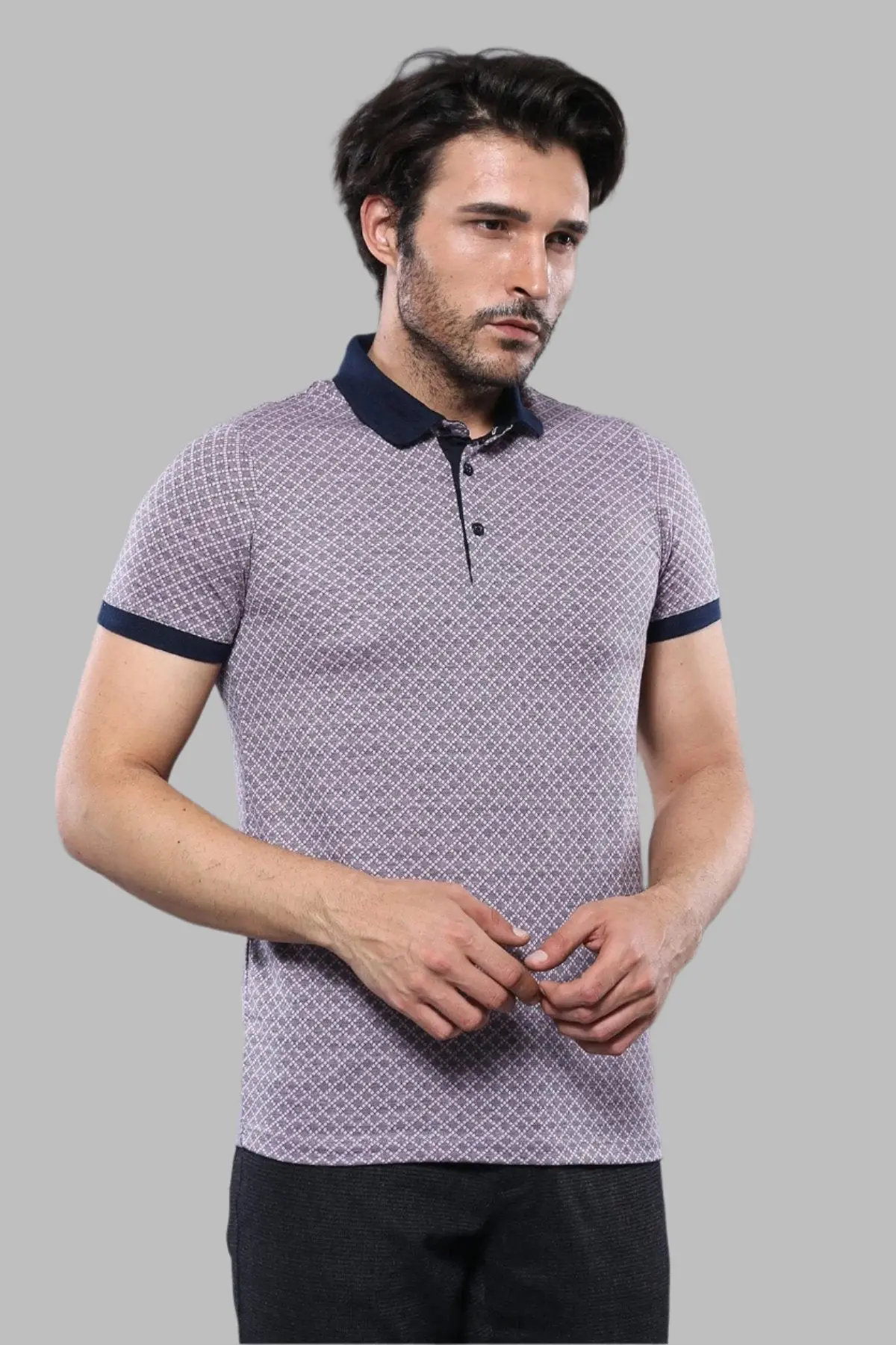 Desenli Polo Yaka T-shirt | Wessi