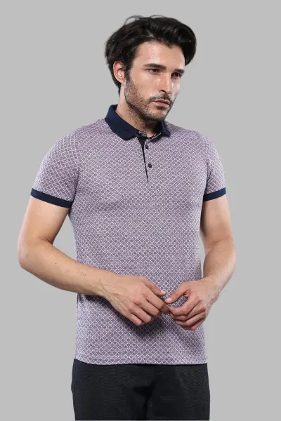 Desenli Polo Yaka T-shirt | Wessi