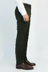 Desensiz Slim Fit Yeşil Erkek Pantolon - Wessi-5