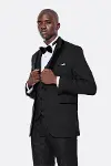 Kareli Slim Fit Siyah Erkek Damatlık - Wessi-7