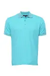 Polo Yaka Düz Yeşil T-shirt | Wessi-1