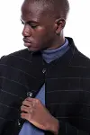 Hakim Yaka Siyah Ekose Kaban - Wessi-2