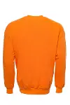 Oranj Baskılı Desenli Bisiklet Yaka Sweatshirt - Wessi-3