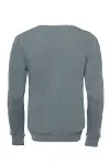 Haki Desensiz Bisiklet Yaka Sweatshirt - Wessi-2