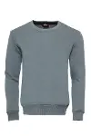 Haki Desensiz Bisiklet Yaka Sweatshirt - Wessi-1