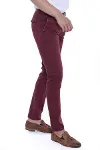 Cep Kapaklı Bordo Erkek Pantolon - Wessi-2