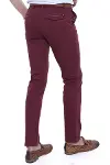 Cep Kapaklı Bordo Erkek Pantolon - Wessi-3