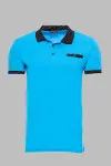 Polo Yaka Turkuaz T-shirt - Wessi-1