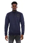 Lacivert Fermuarlı Baskılı Sweatshirt - Wessi-3