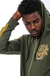 Yeşil Kapşonlu Baskılı Sweatshirt - Wessi-2