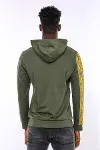 Yeşil Kapşonlu Baskılı Sweatshirt - Wessi-5