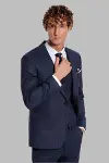 Ekose Desenli Yelekli Slim Fit Lacivert Erkek Takım Elbise - Wessi-3