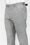 Desenli Slim Fit Gri Erkek Pantolon - Wessi-3
