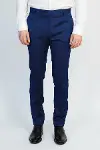 Slim Fit Koyu Mavi Erkek Pantolon - Wessi-3