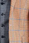 Desenli Slim Fit Turuncu Erkek Takım Elbise - Wessi-3